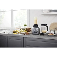 Mélangeur sur socle 1,66 l 1200 W de KitchenAid avec contenant de 16 oz - Argenté