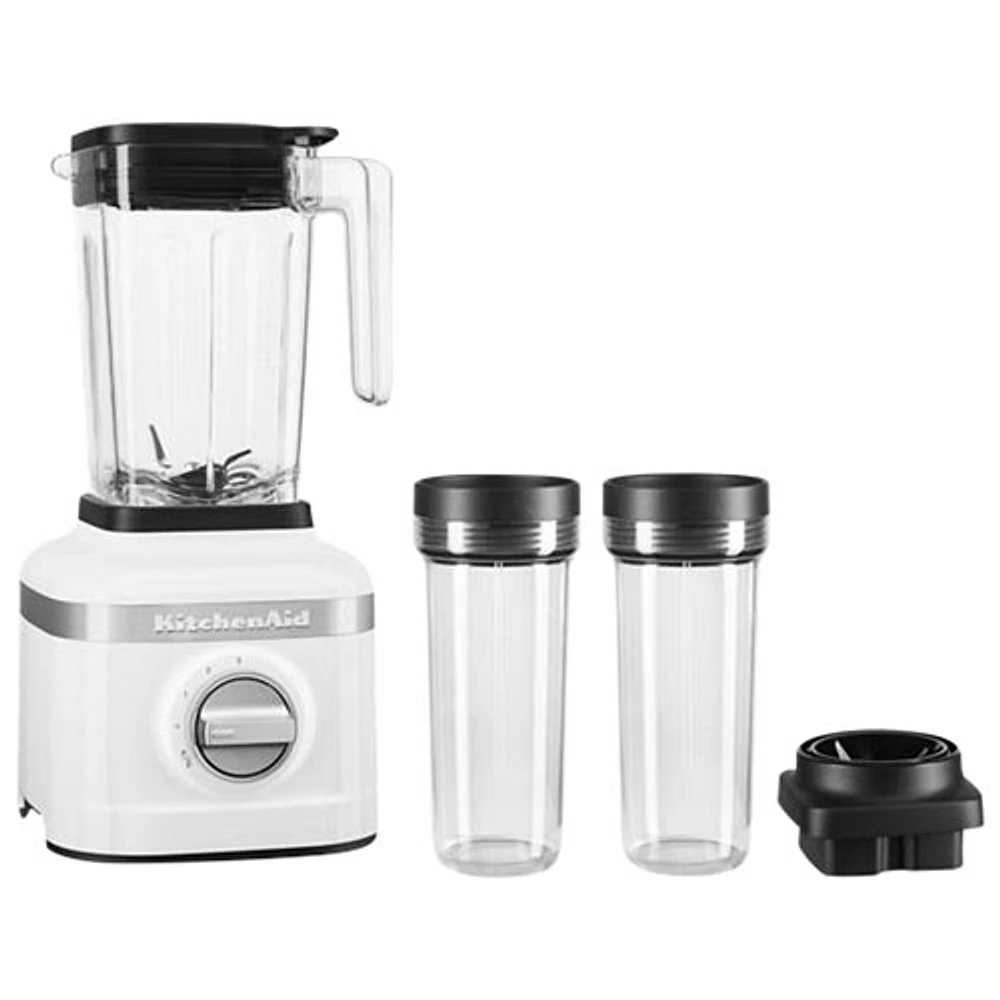 Mélangeur de 1,42 l et 650 W K150 de KitchenAid avec contenants personnels de 2,16 oz