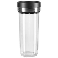 Mélangeur de 1,42 l et 650 W K150 de KitchenAid + contenants personnels de 2,16 oz - Rouge passion