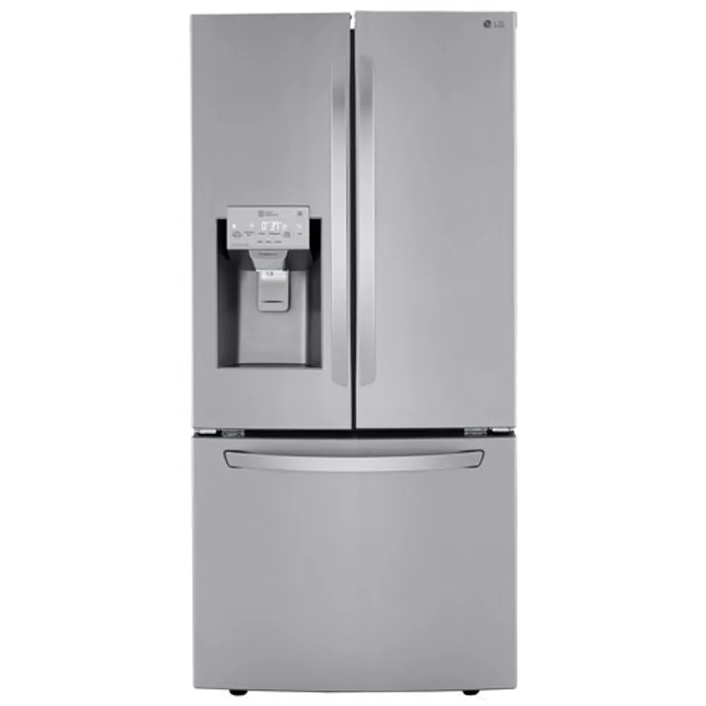 LG 33" 24.5 Cu. Ft French Door Refrigerator (LRFXS2503S) -Stainless - Open Box - Perfect Condition