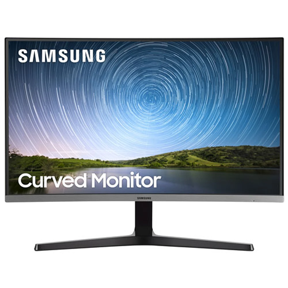 Moniteur jeu DEL incurvé VA HD int. GTG 4 ms FreeSync 75 Hz 32 po Samsung (LC32R500)-Bleu gris foncé