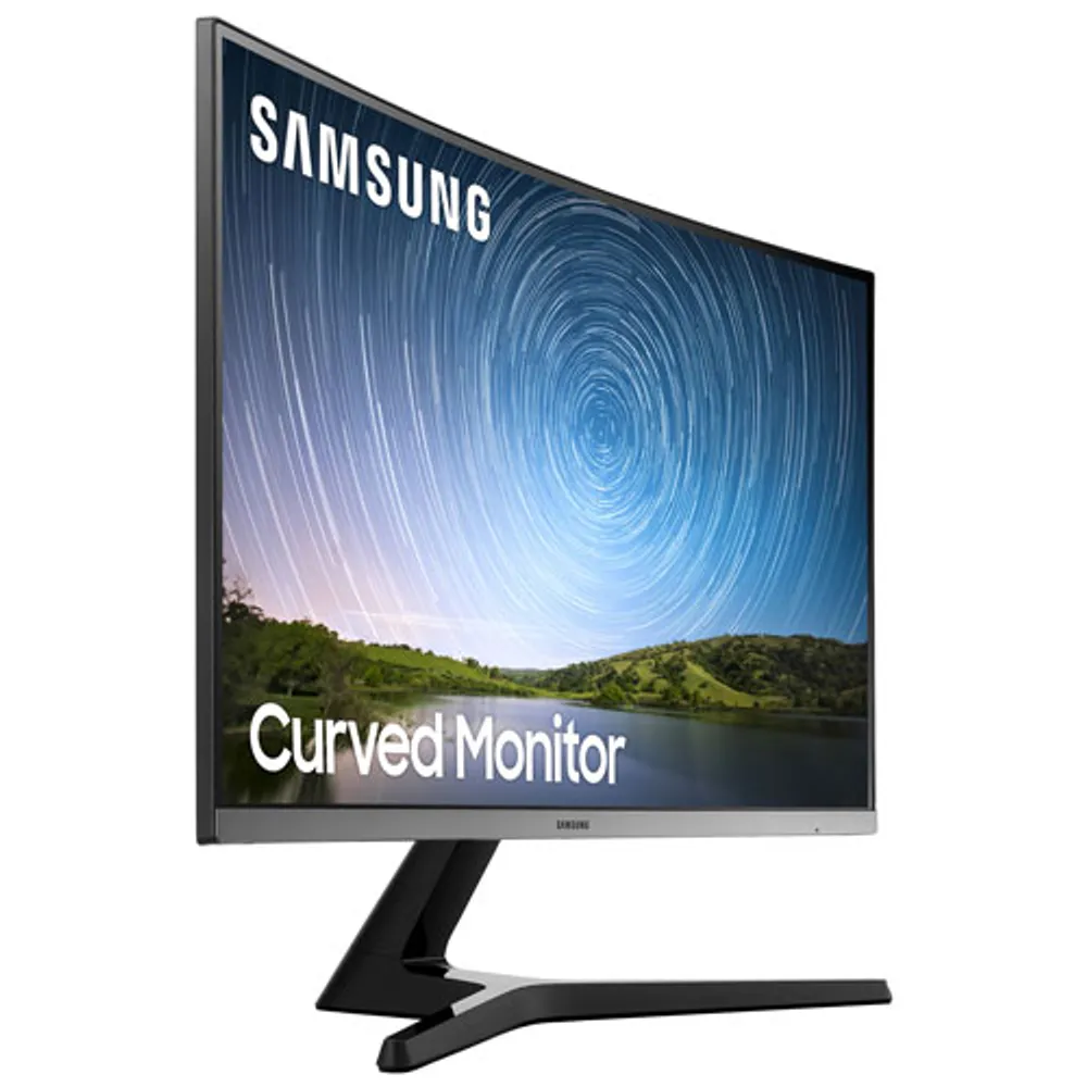 Moniteur jeu DEL incurvé VA HD int. GTG 4 ms FreeSync 75 Hz 32 po Samsung (LC32R500)-Bleu gris foncé