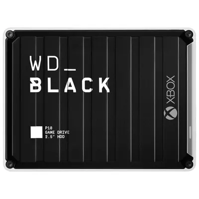 WD_BLACK P10 5TB External Game Drive for Xbox (WDBA5G0050BBK-WESN) - Black