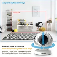 Invidyo Video Baby Monitor with Night Vision and Two-Way Communication (INV300)