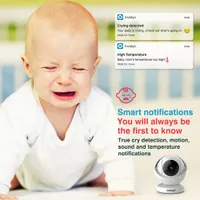 Invidyo Video Baby Monitor with Night Vision and Two-Way Communication (INV300)