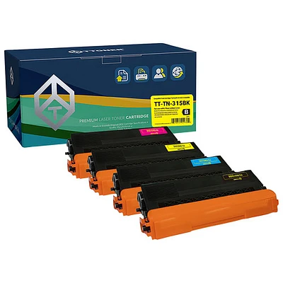 TToner Brother Compatible Black/Colour Toner (TT-TN315) - 4 Pack