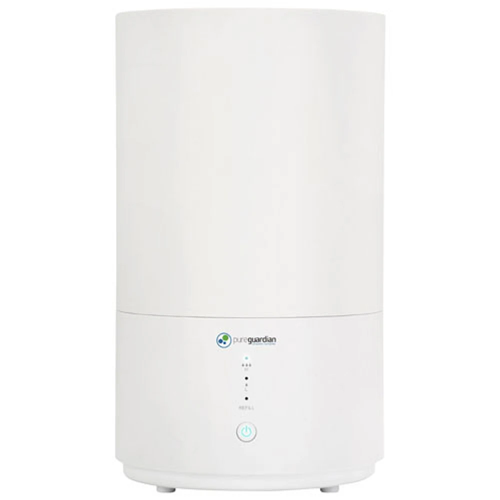 Humidificateur ultrasonique à vapeur froide H950AR de PureGuardian - Blanc