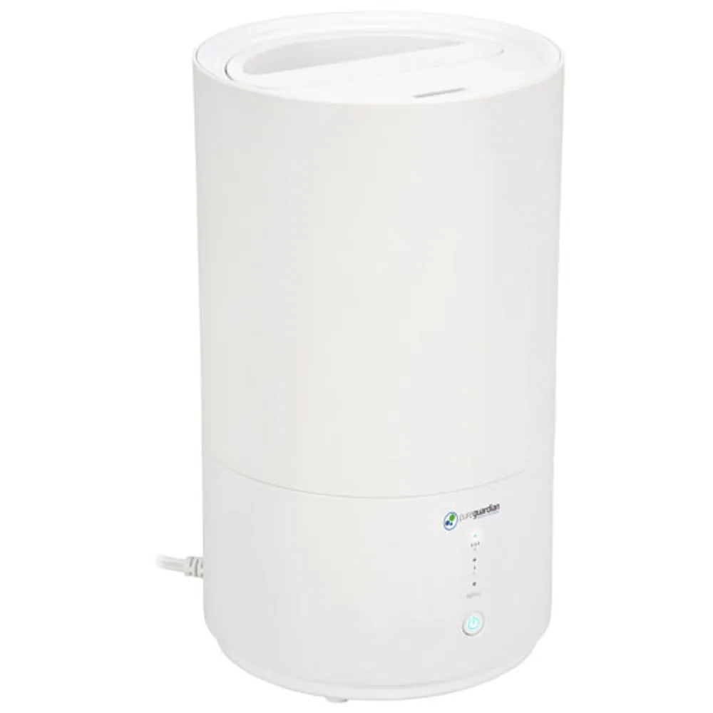 Humidificateur ultrasonique à vapeur froide H950AR de PureGuardian - Blanc