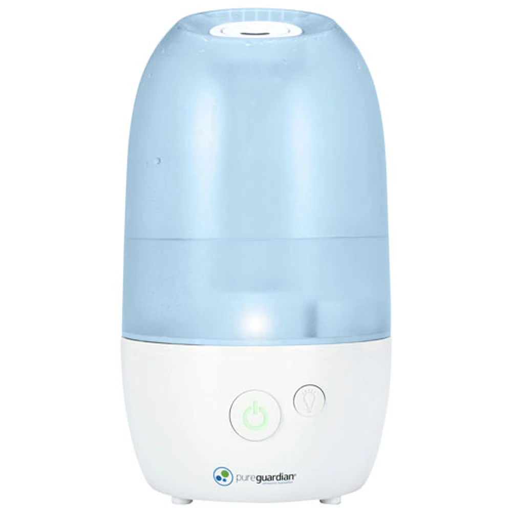 Humidificateur ultrasonique à vapeur froide de 70 heures H975AR de PureGuardian - Bleu/Blanc