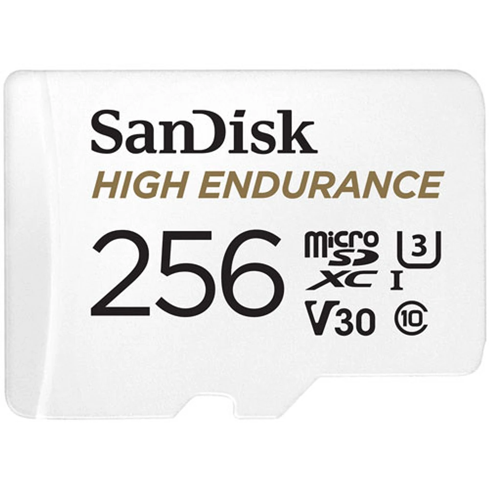 Carte mémoire microSDXC High Endurance 100 Mo/s 256 Go de SanDisk