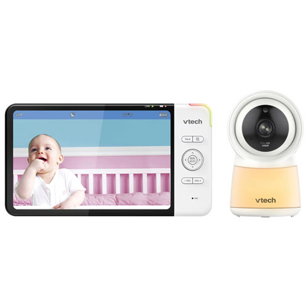 Interphone surveillance vidéo Wi-Fi 7 po vision nocturne comm. bidirectionnelle VTech (RM7754HD)