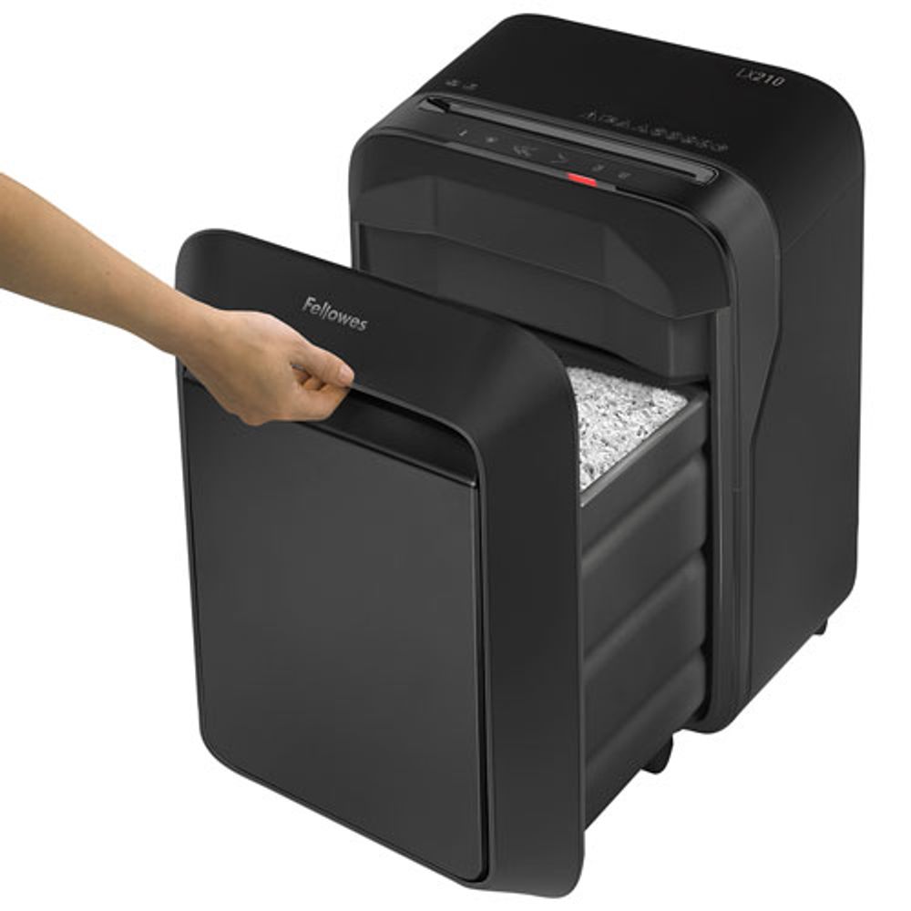 Fellowes 16-Sheet Micro-Cut Shredder (LX210) - Black