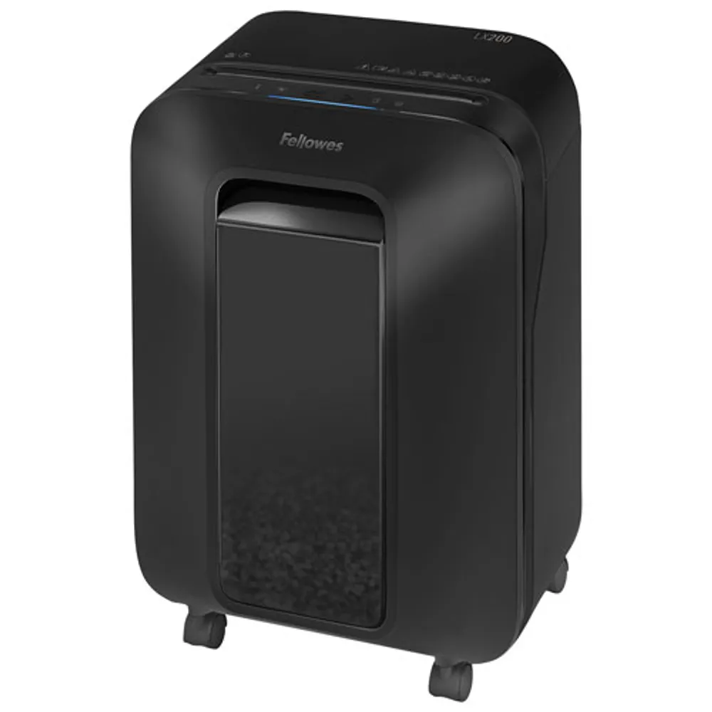 Fellowes 12-Sheet Micro-Cut Shredder (LX200) - Black