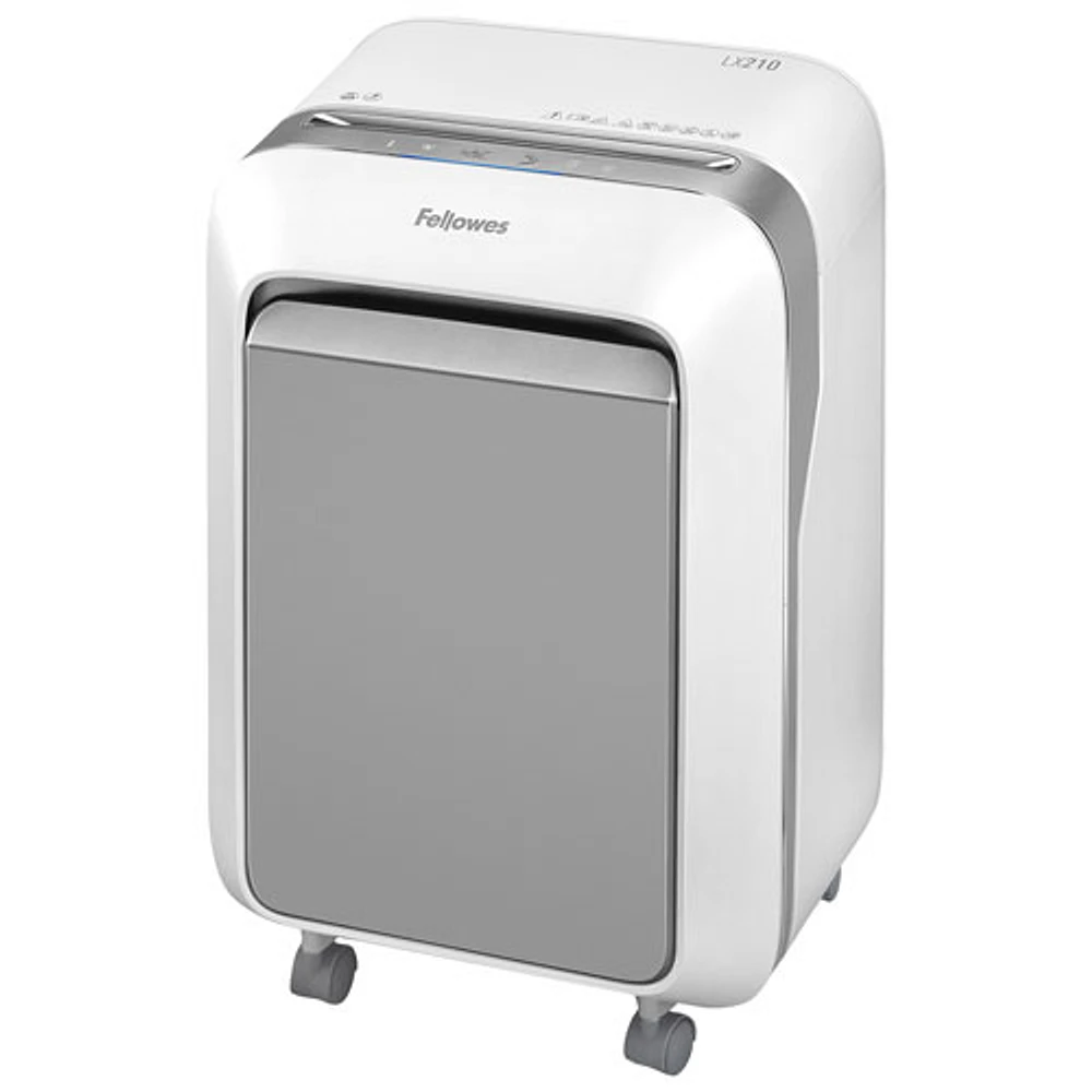 Déchiqueteuse à coupe micro de 16 feuilles de Fellowes (LX210) - Blanc
