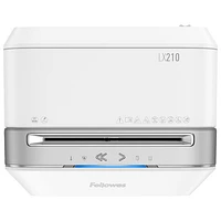 Déchiqueteuse à coupe micro de 16 feuilles de Fellowes (LX210) - Blanc