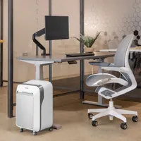 Déchiqueteuse à coupe micro de 16 feuilles de Fellowes (LX210) - Blanc