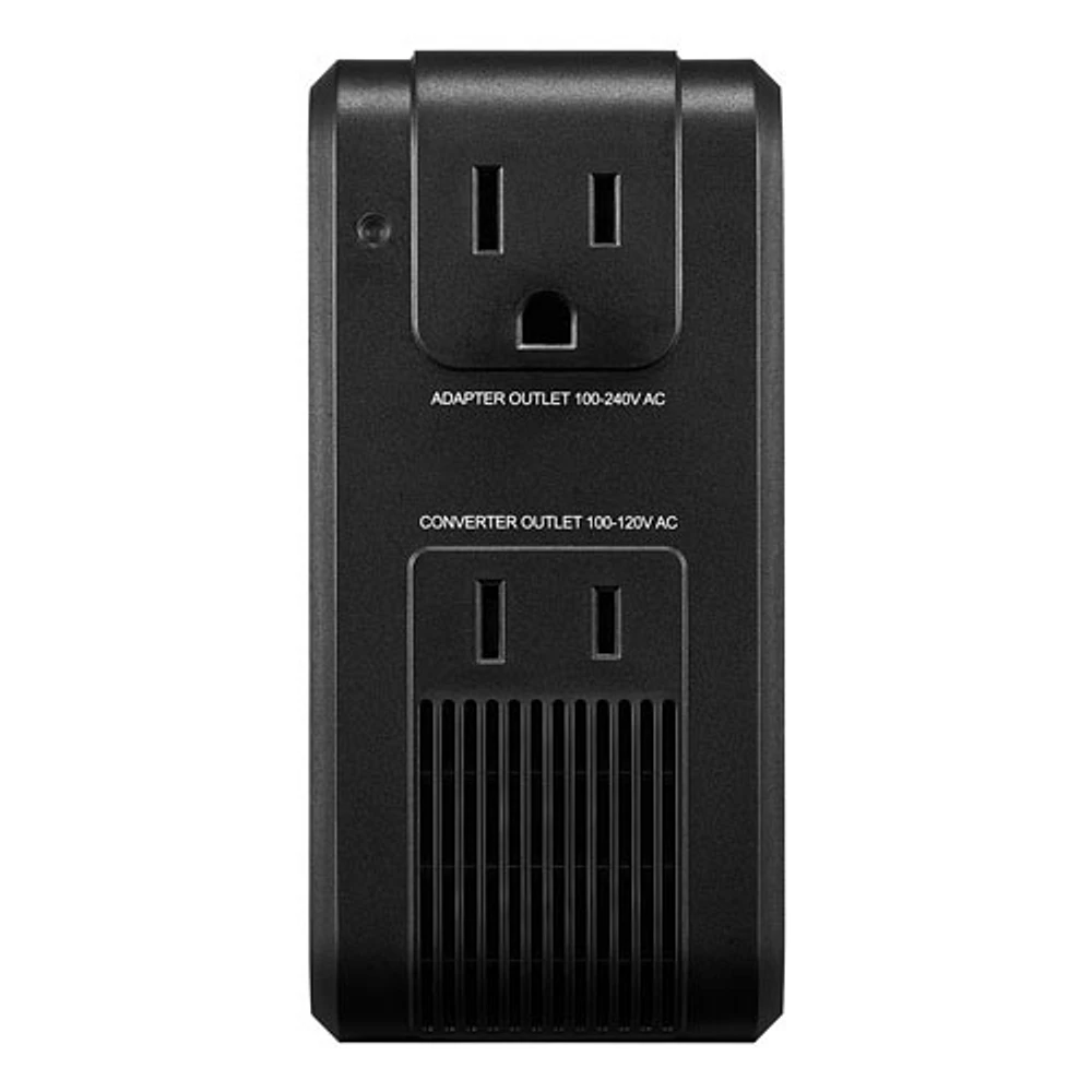 Adaptateur et convertisseur de voyage d'Insignia - Noir - Exclusivité de Best Buy