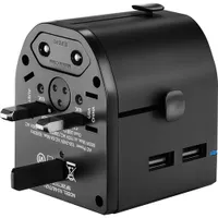 Insignia All-In-One Travel Adapter - Black - Only at Best Buy