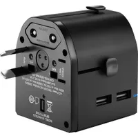 Insignia All-In-One Travel Adapter - Black - Only at Best Buy