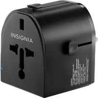 Insignia All-In-One Travel Adapter - Black - Only at Best Buy