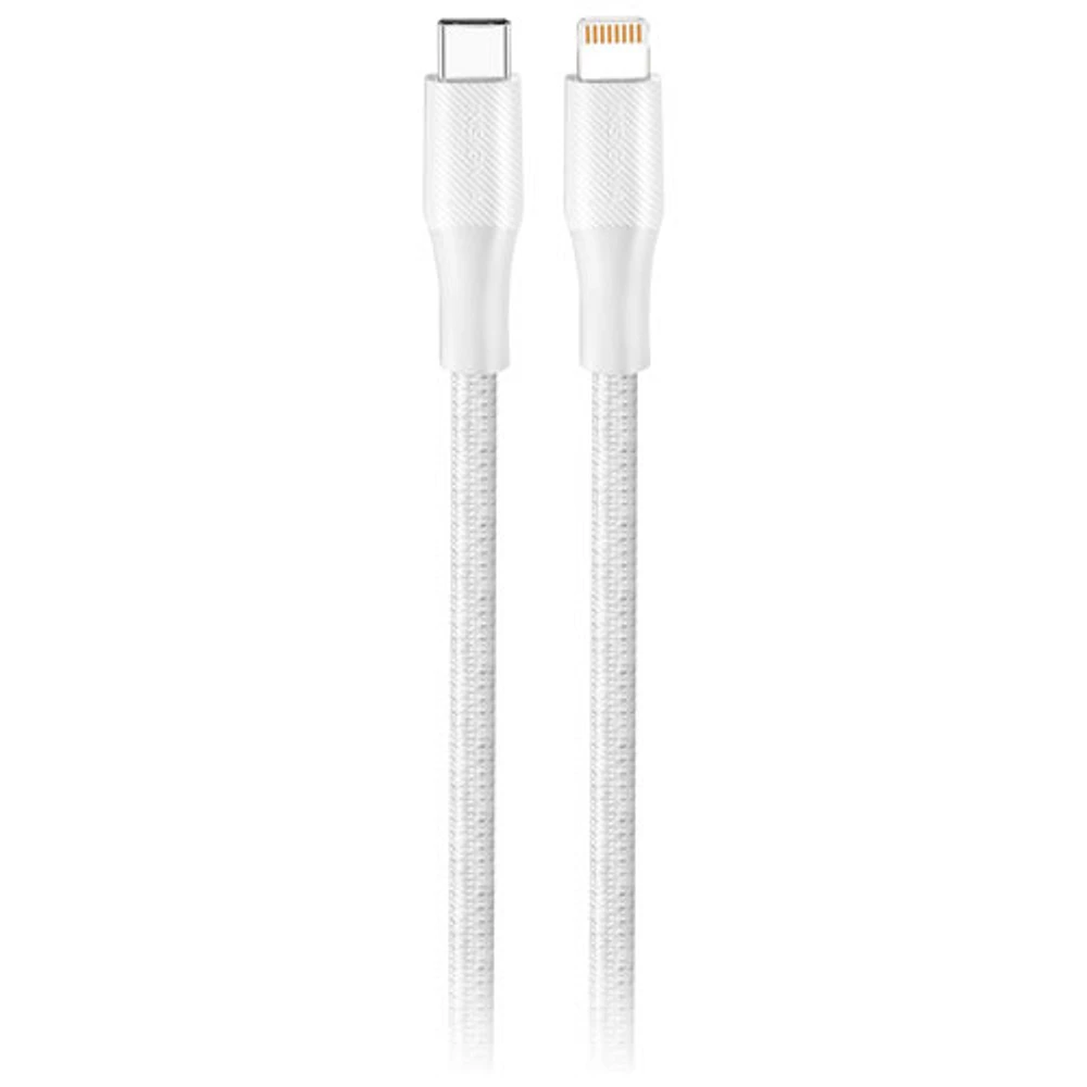 Insignia 3.0m (9.8 ft.) Lightning to USB-C Cable - Moon Grey - Only at Best Buy