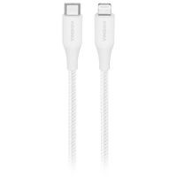 Insignia Apple MFi Certified 1.8m (6 ft.) Braided Lightning to USB-C Cable - Moon Grey - Only at Best Buy