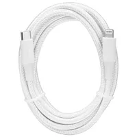 Insignia Apple MFi Certified 1.8m (6 ft.) Braided Lightning to USB-C Cable - Moon Grey - Only at Best Buy