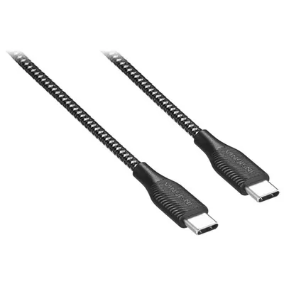 Insignia 1.8m (6 ft.) USB-C to USB-C Charge Cable (NS-MCC621C-C) - Charcoal - Only at Best Buy