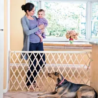 Evenflo Expansion Walk-Thru Hardware Mounted Safety Gate - Natural