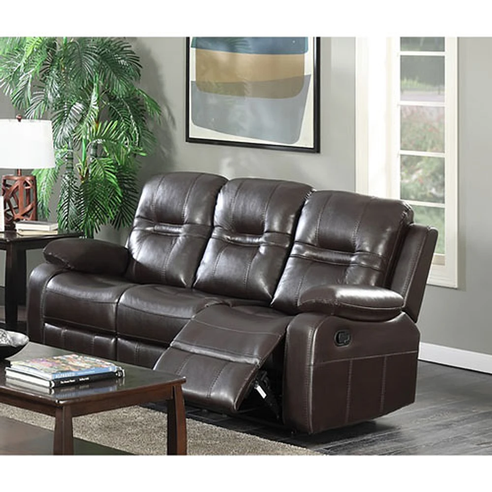 Napolean Reclining Sofa - Brown