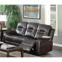 Napolean Reclining Sofa - Brown