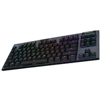 Logitech G915 TKL LIGHTSPEED Wireless Backlit Mechanical Clicky Gaming Keyboard - Carbon