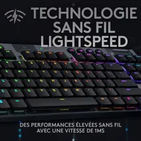 Logitech G915 TKL LIGHTSPEED Wireless Backlit Mechanical Tactile Gaming Keyboard - Carbon