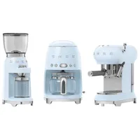 Smeg 50's Style Manual Espresso Machine with 15 Bar Pressure