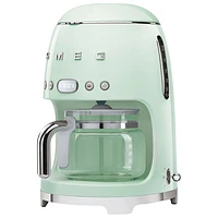 Smeg 50's Style Programmable Drip Coffee Maker - 10-Cup - Green