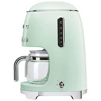 Smeg 50's Style Programmable Drip Coffee Maker - 10-Cup - Green