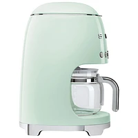 Smeg 50's Style Programmable Drip Coffee Maker - 10-Cup - Green