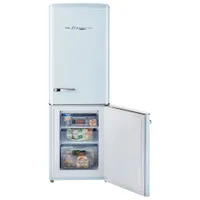 Unique Retro 22" 7 Cu. Ft. Bottom Freezer Refrigerator (UGP-215L LB AC) - Powder Blue