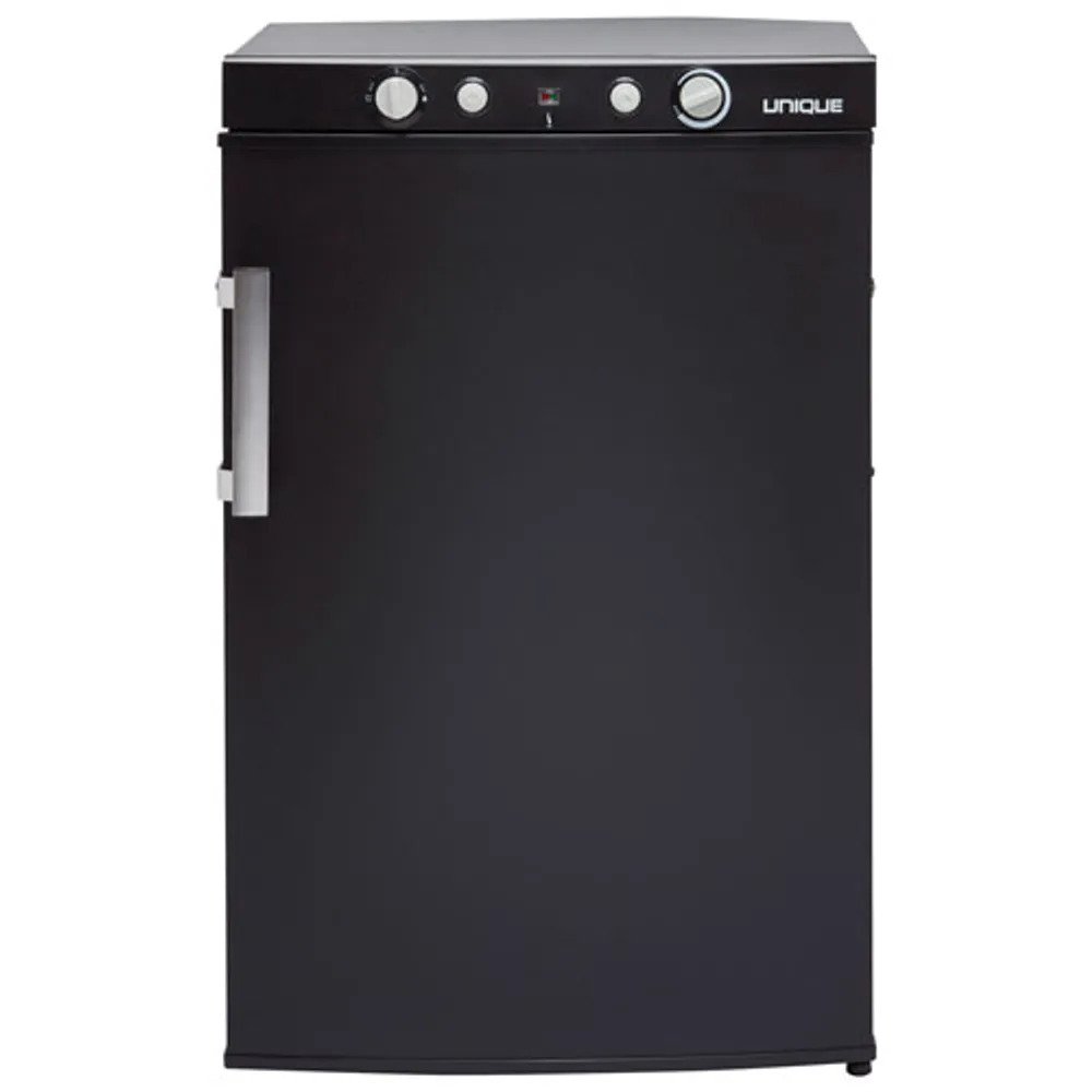 Unique 22" 3.4 Cu. Ft. Propane Powered Freestanding Bar Fridge (UGP-3 SM B) - Black