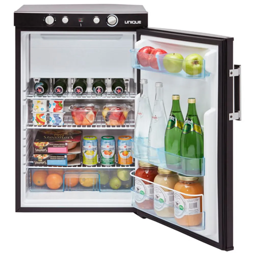 Unique 22" 3.4 Cu. Ft. Propane Powered Freestanding Bar Fridge (UGP-3 SM B) - Black