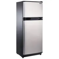 Unique 24" 10.3 Cu. Ft. Solar-Powered Top Freezer Refrigerator (UGP-290L S/S) - Stainless