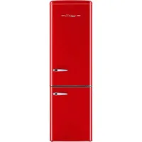 Unique Retro 22" 9 Cu. Ft. Bottom Freezer Refrigerator (UGP-275L R AC) - Candy Red