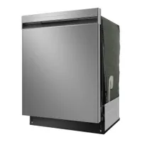 Insignia 24" 49dB Built-In Dishwasher with 3rd Rack, Sensor Wash & Tub (NS-DWR3SS1) - Stainless Steel