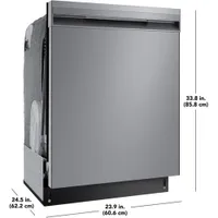 Insignia 24" 49dB Built-In Dishwasher with Third Rack (NS-DWR3SS1) - Stainless Steel