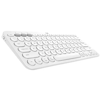 Logitech K380 Wireless Slim TKL Keyboard for Mac with Customizable Shortcuts - Off-White