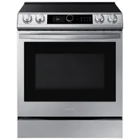 Samsung 30" 6.3 Cu. Ft. True Convection Slide-In Electric Air Fry Range (NE63T8711SS) - Stainless