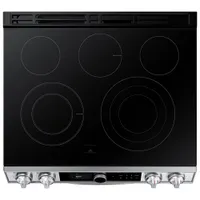 Samsung 30" 6.3 Cu. Ft. True Convection Slide-In Electric Air Fry Range (NE63T8711SS) - Stainless