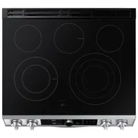 Samsung 30" 6.3 Cu. Ft. Double Oven Slide-In Electric Air Fry Range (NE63T8751SS) - Stainless