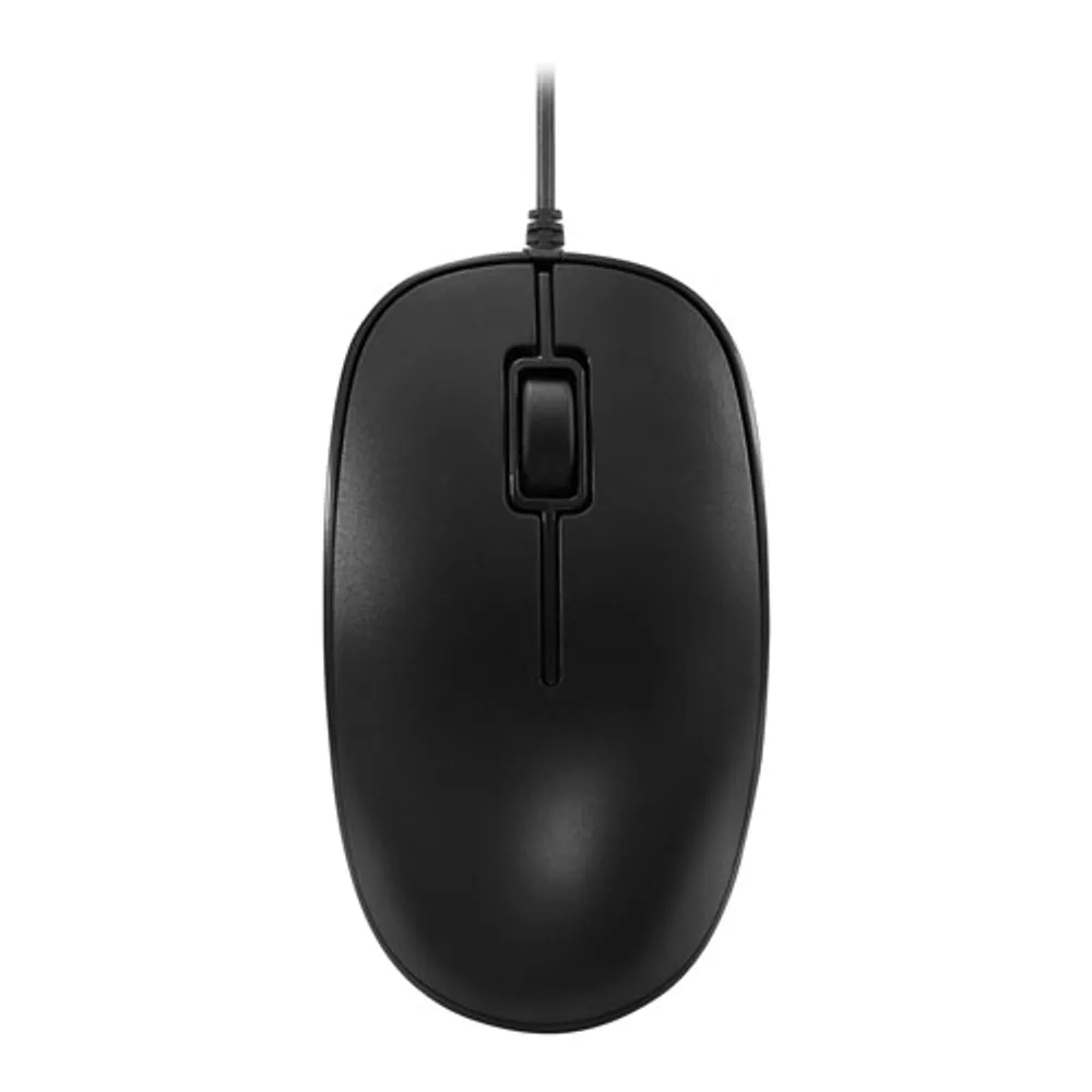 Insignia USB Wired Optical Mouse - Black