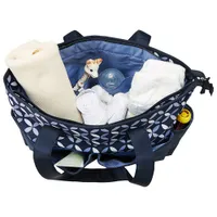 Baby Boom Ivy 4-Piece Tote Diaper Bag - Navy/White